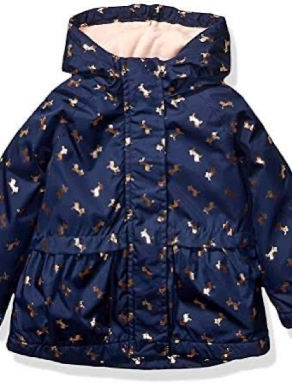 Girls Oshkosh Bgosh Midweight fleece lined unicorn jacket 6x